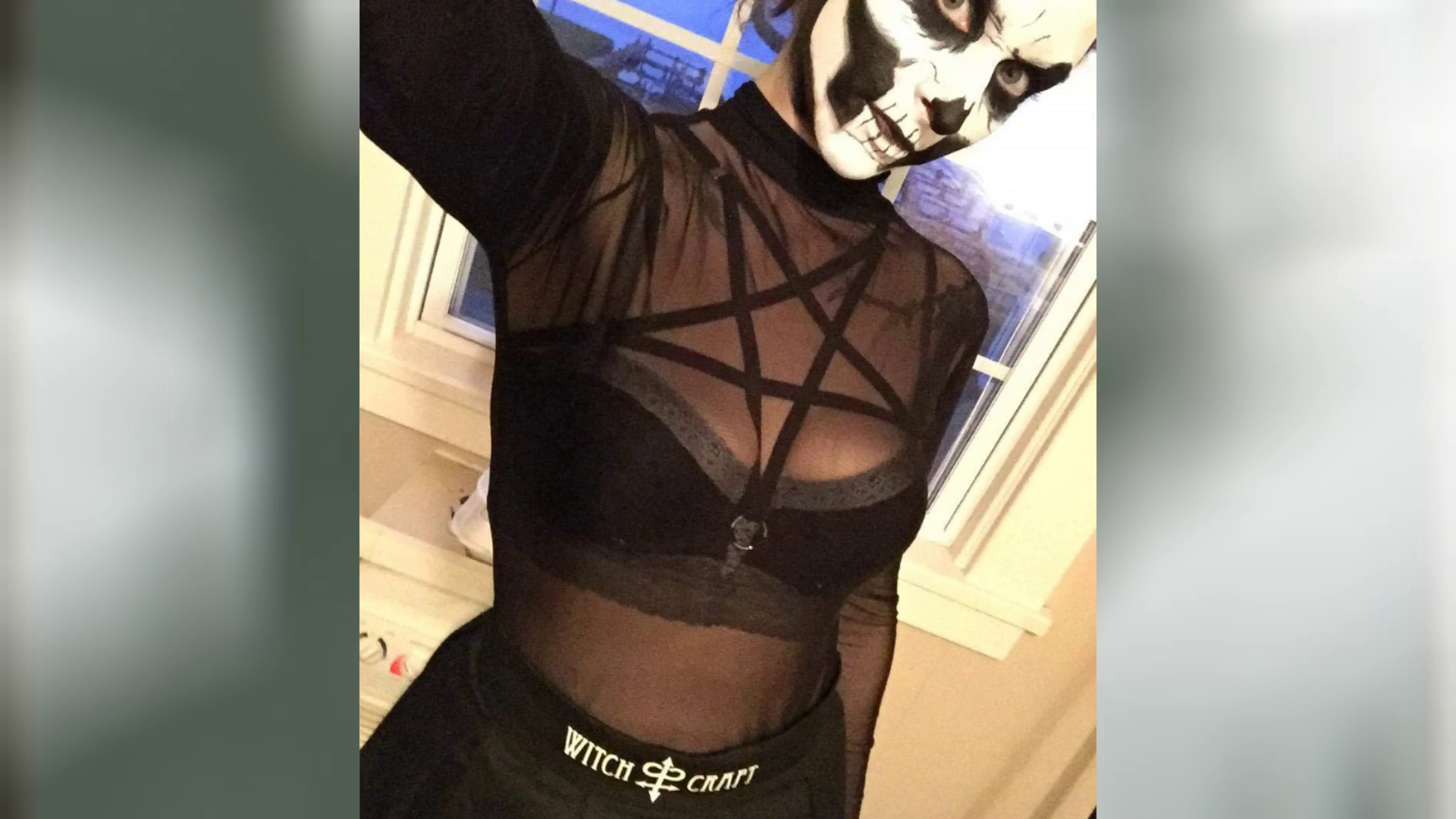 トップス josemoon SHEER BODY SUITS JomeDesign Women's Long Sleeve Sheer Mesh Black Bodysuit Tops